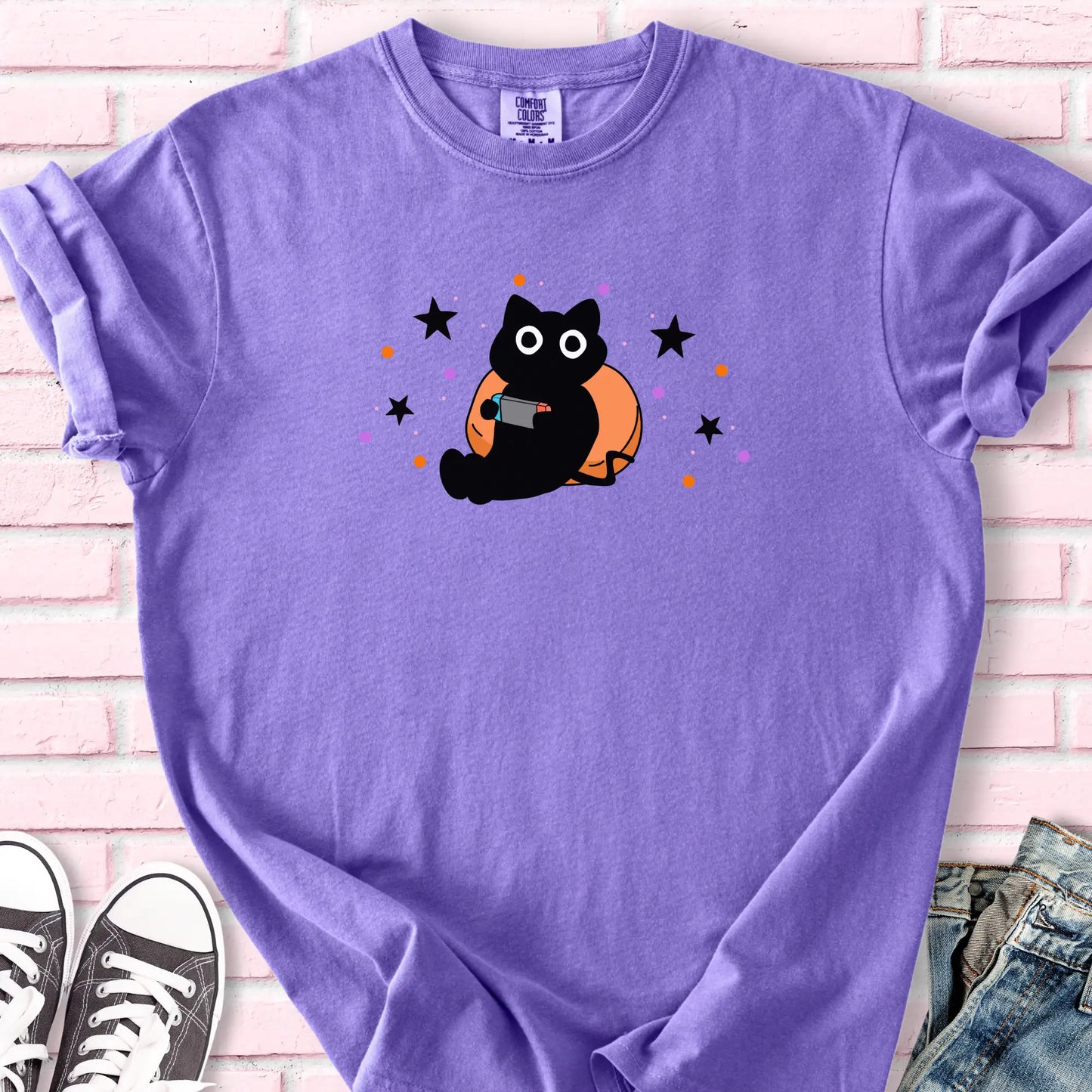 Cozy Black Cat T-shirt