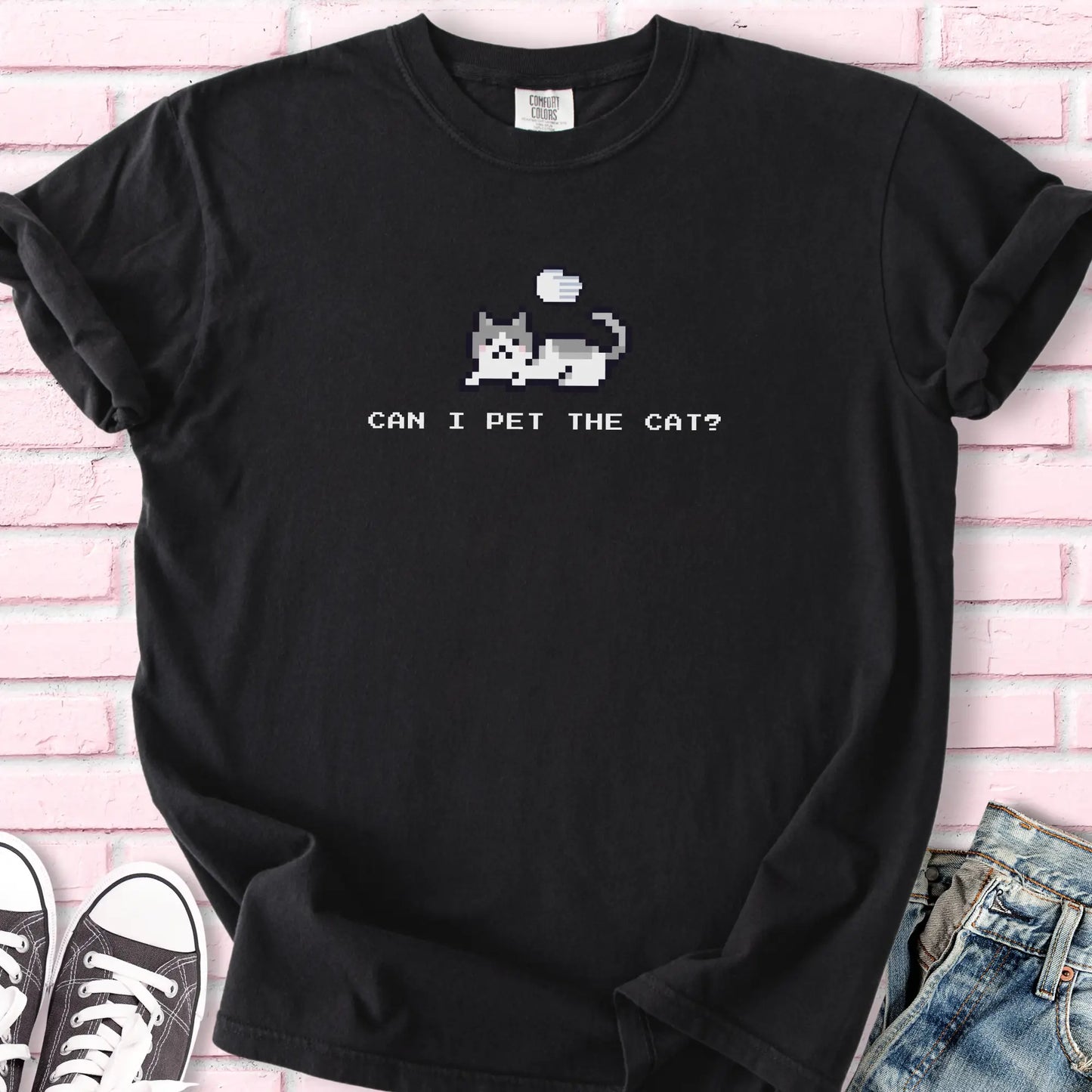 Pet The Cat T-shirt