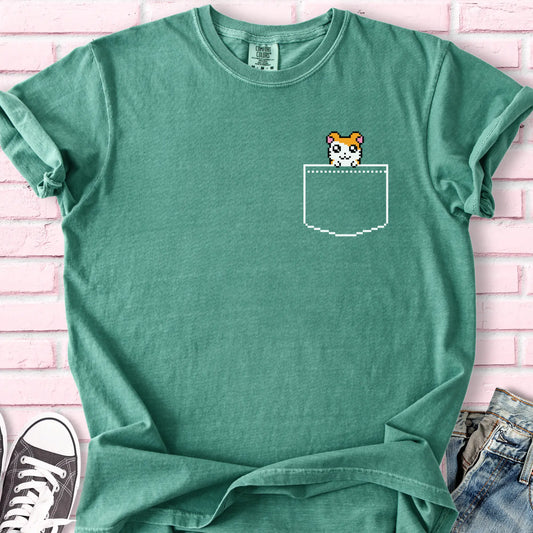 Hamster False Pocket T-shirt