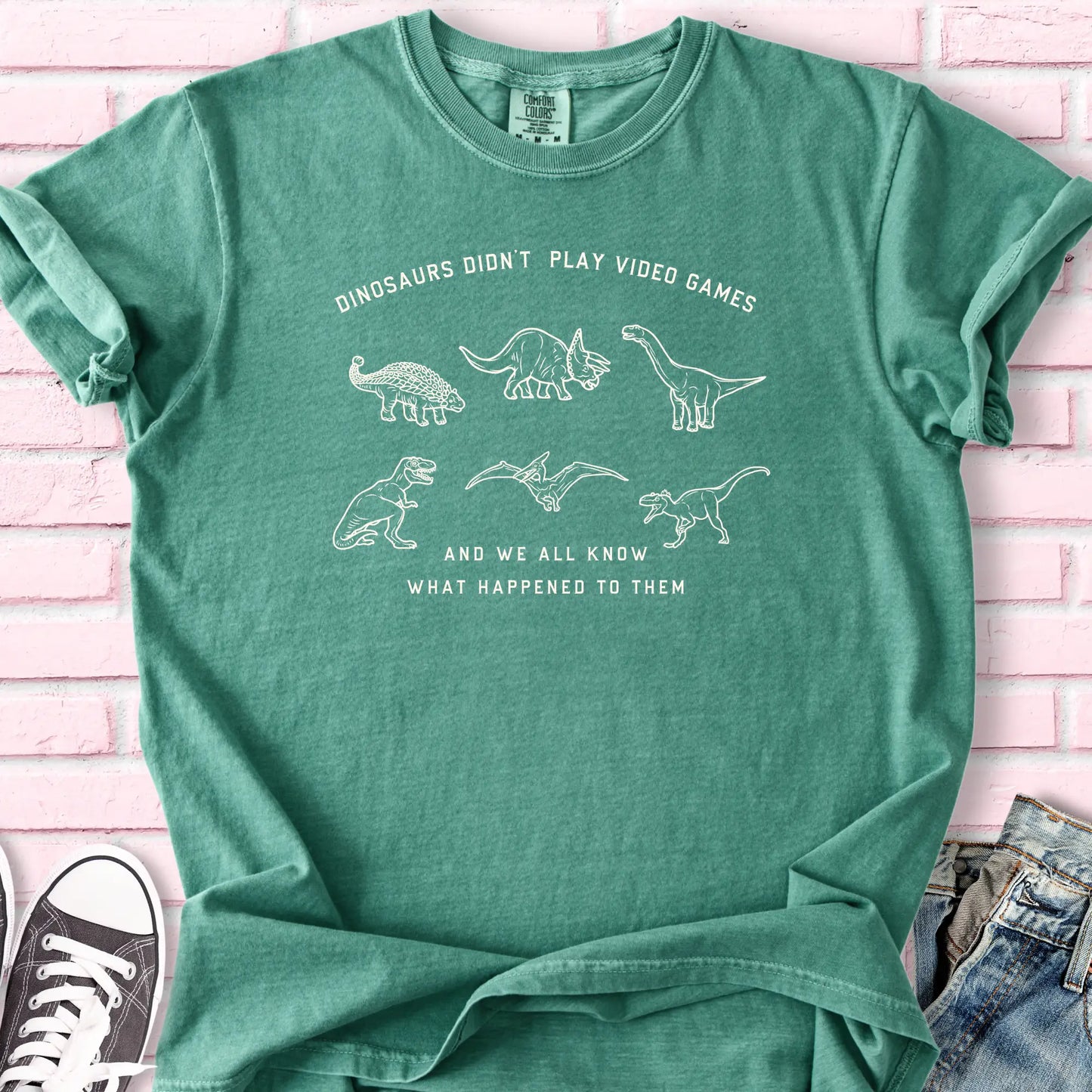 Dinosaurs Didn't Play T-shirt