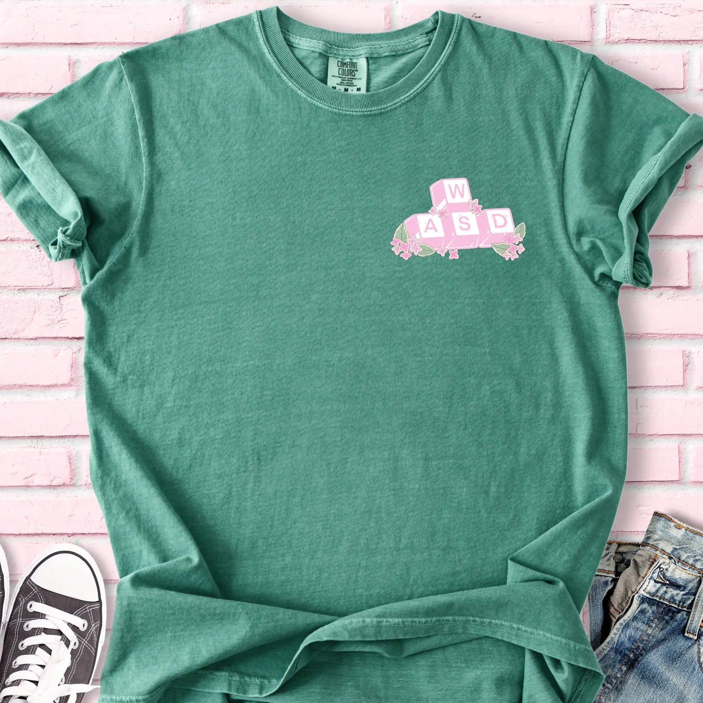 Floral WASD T-shirt