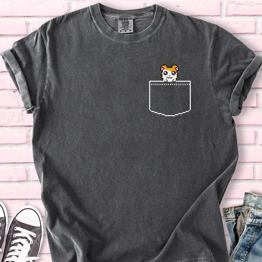 Hamster False Pocket T-shirt