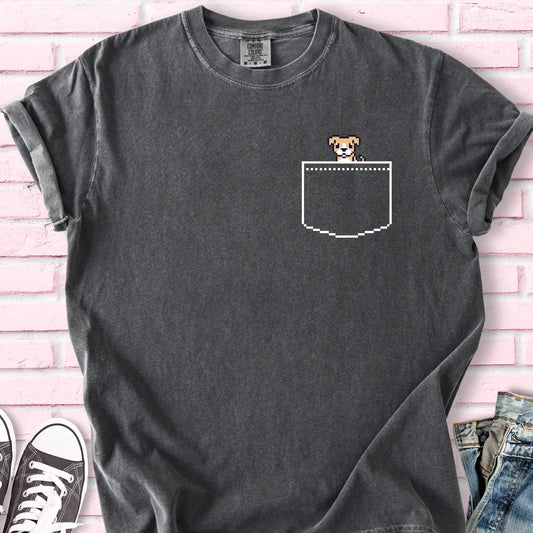 Dog False Pocket T-shirt