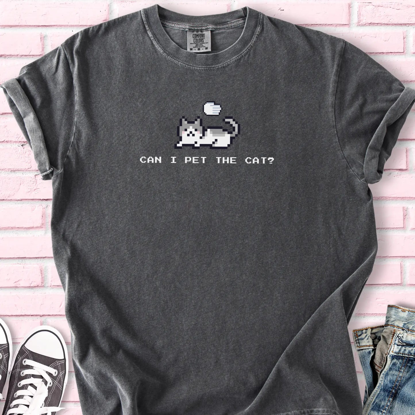 Pet The Cat T-shirt